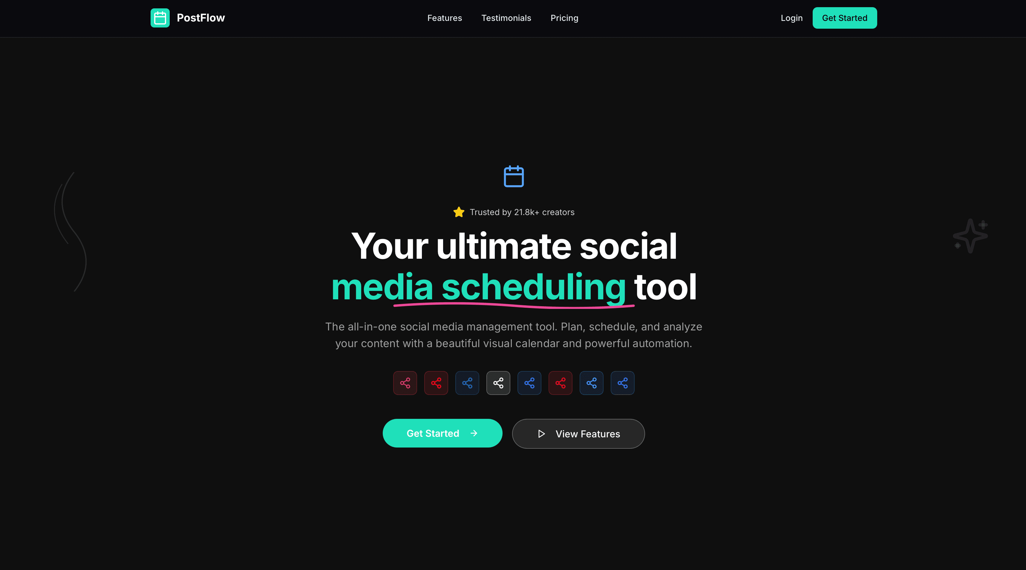 PostFlow Landing Page